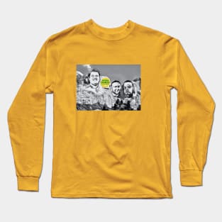 Mount Rushmore B/W Long Sleeve T-Shirt